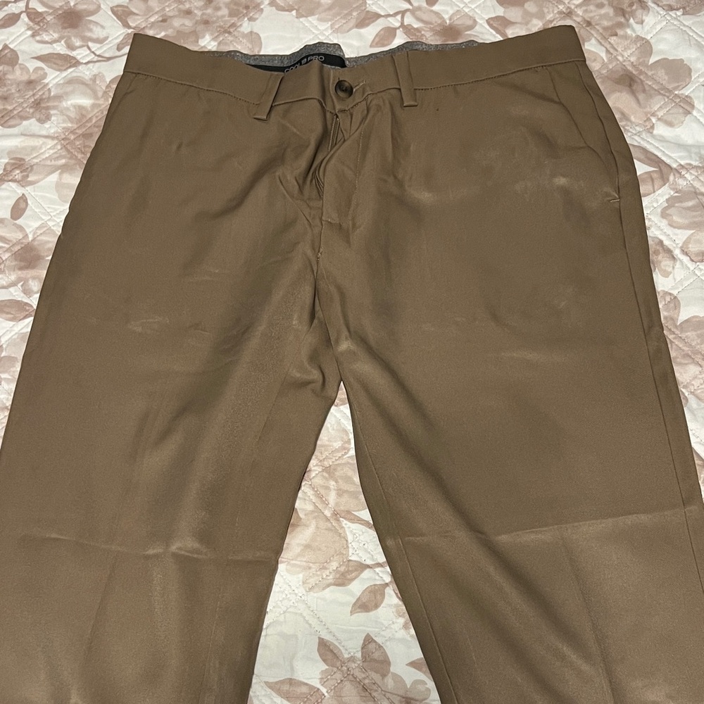 Men's Brown Casual Dress Pants